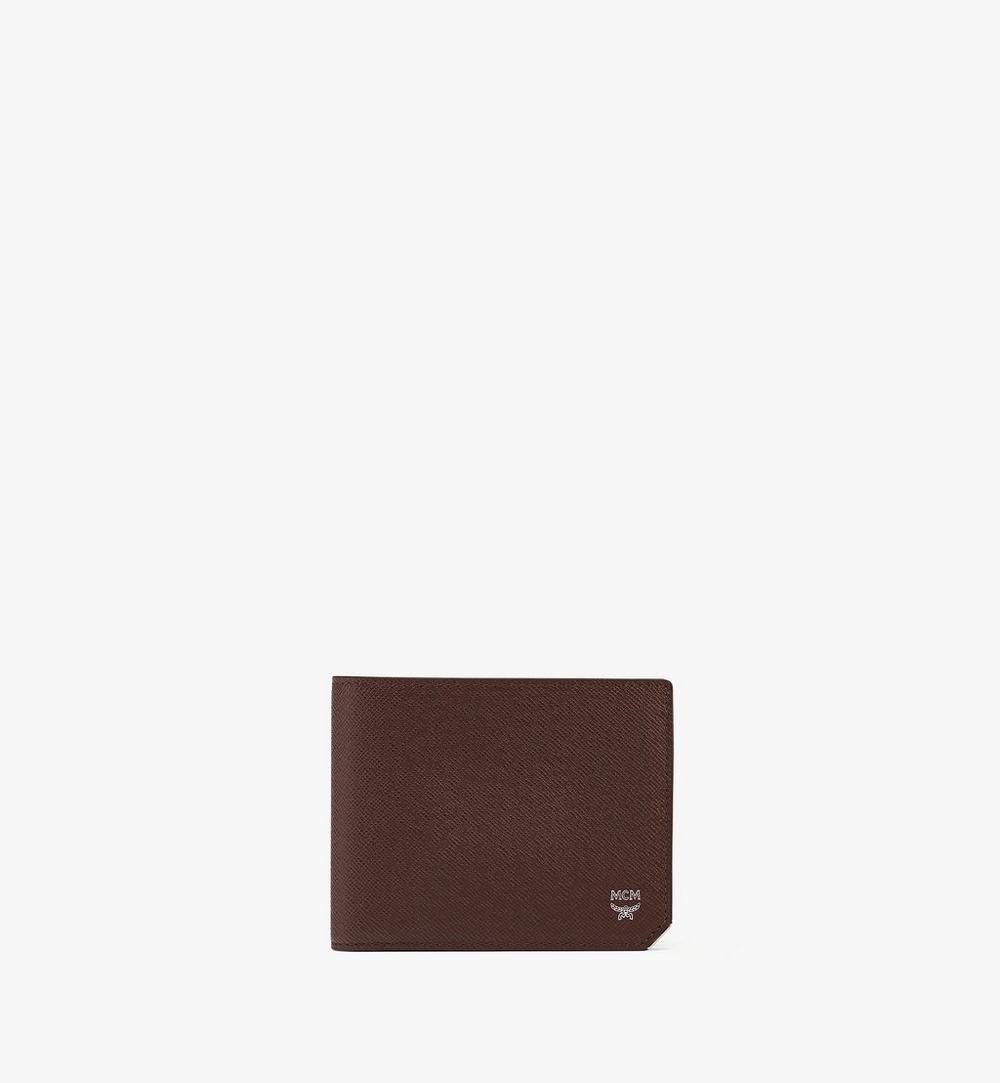 New Bric Bifold Wallet in Embossed Leather 1